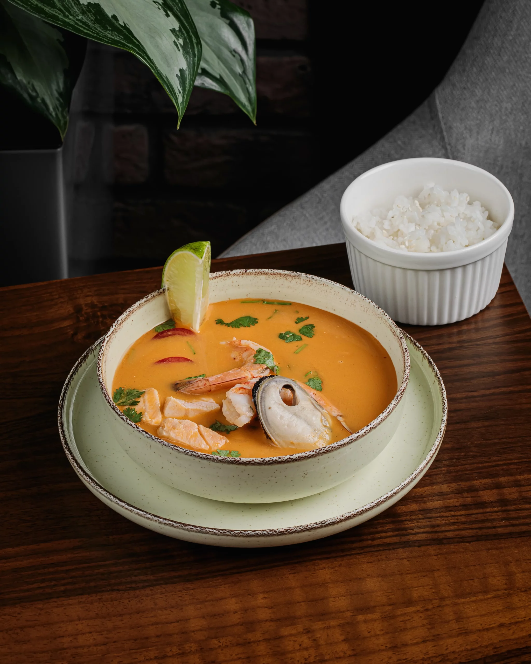 Tomyam Sup Dəniz məhsulları ilə