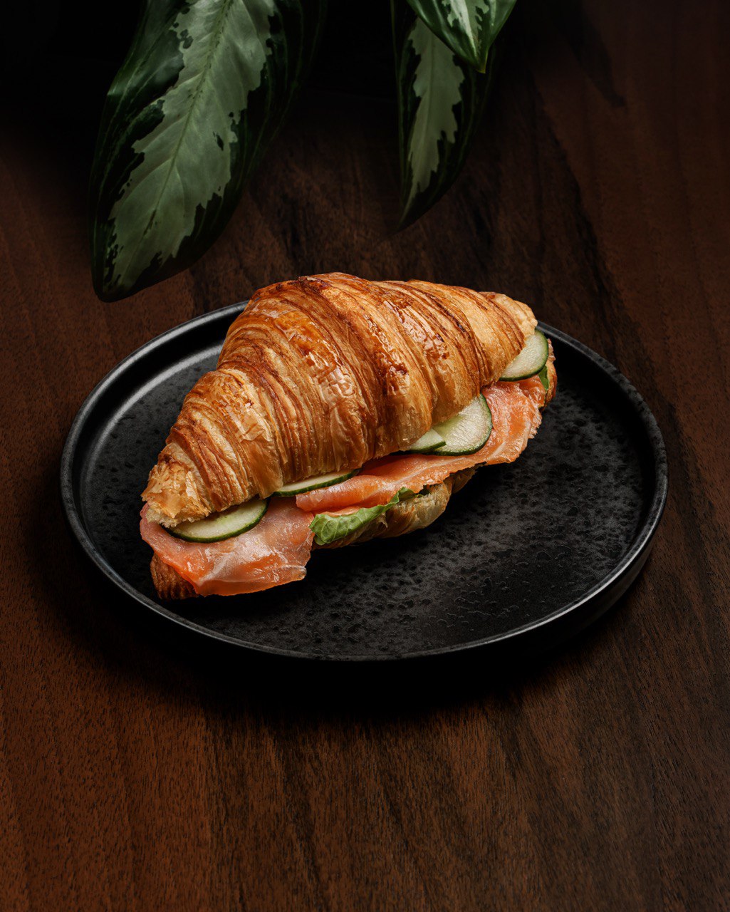 Kruassan qızıl balıq ilə