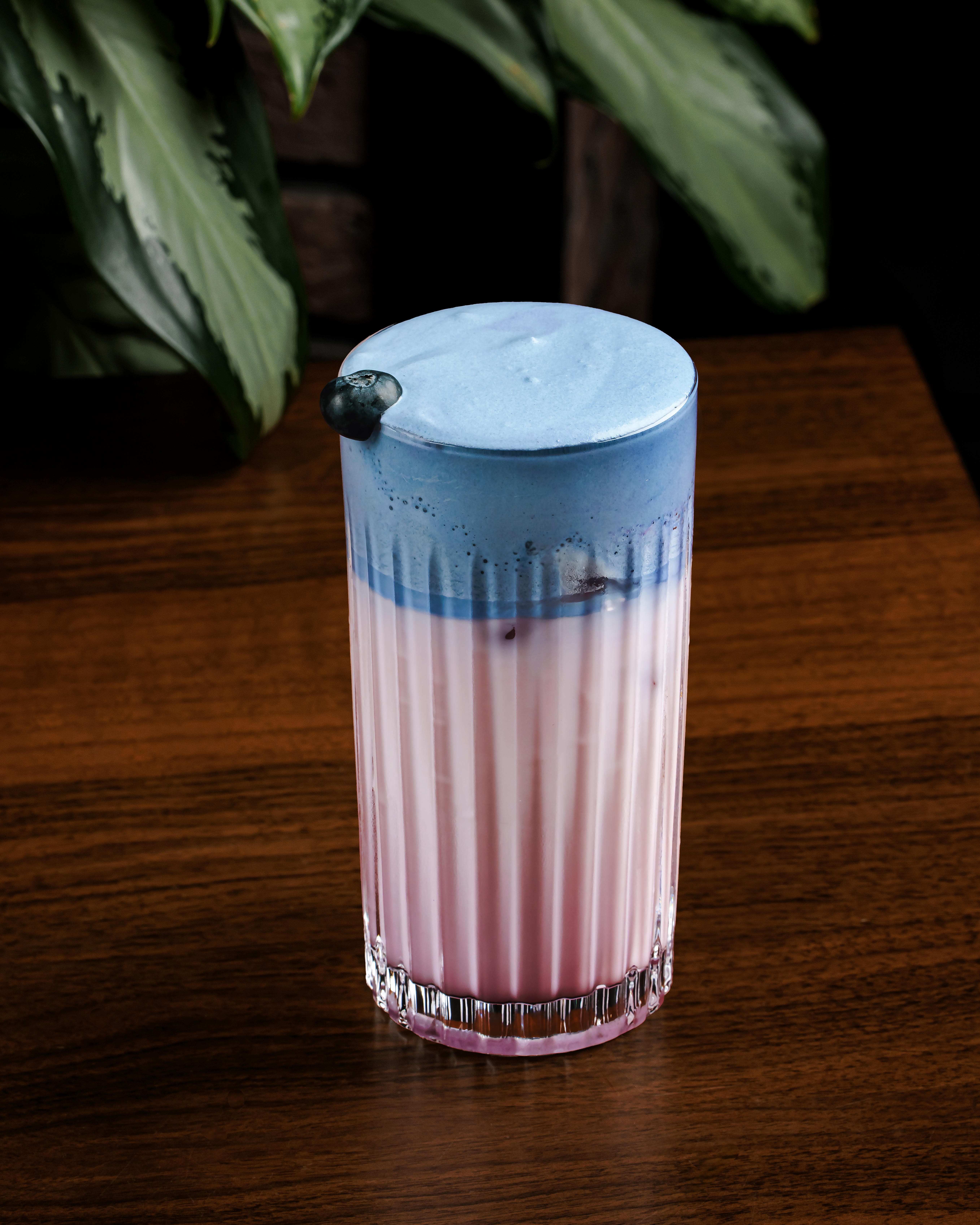 Blue sky latte